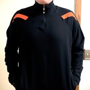 HOLLOWAY 1/4 zip wind and water resistant jacket.  SIZE Medium